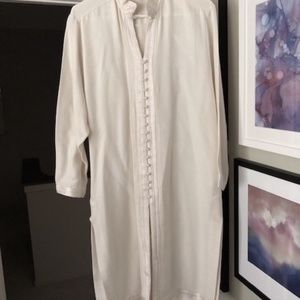 Ivory tunic, knee length
